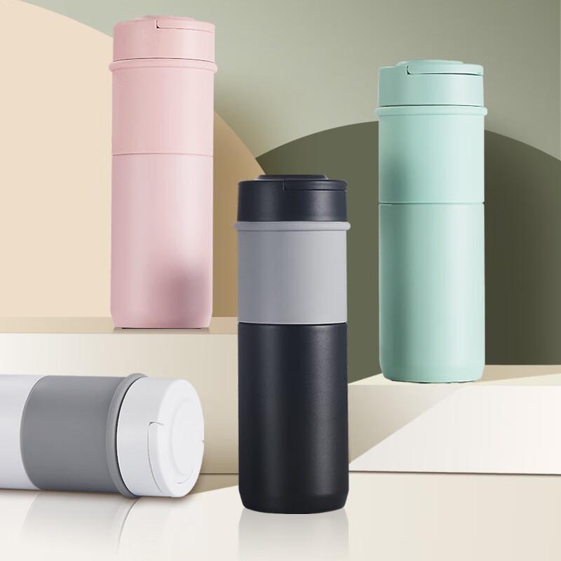 Bone China Lined Insulated Tea Tumbler with Infuser