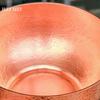Vintage Copper Bowl,Handcrafted Luster Hammer Texture Finish Texture Picnic Soup 14 cm Bowl,Portable Thickened Copper Tableware