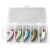 5pcs Mixed Colors Minnow Fishing Lures Artificial Hard Bait Swimbait for Trout Bass Carp Fishing Accessories