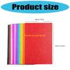 W89C 10Pcs Glittering Sponge Paper 2mm Thickness Adhesive Craft Paper Assorted Color