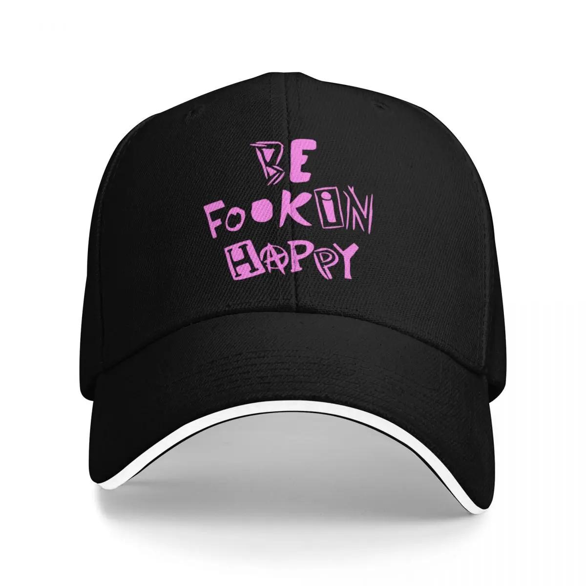 

Yungblud - Be Fookin Happy Hat Summer Hat Baseball Cap Baseball Cap For Unisex One Size