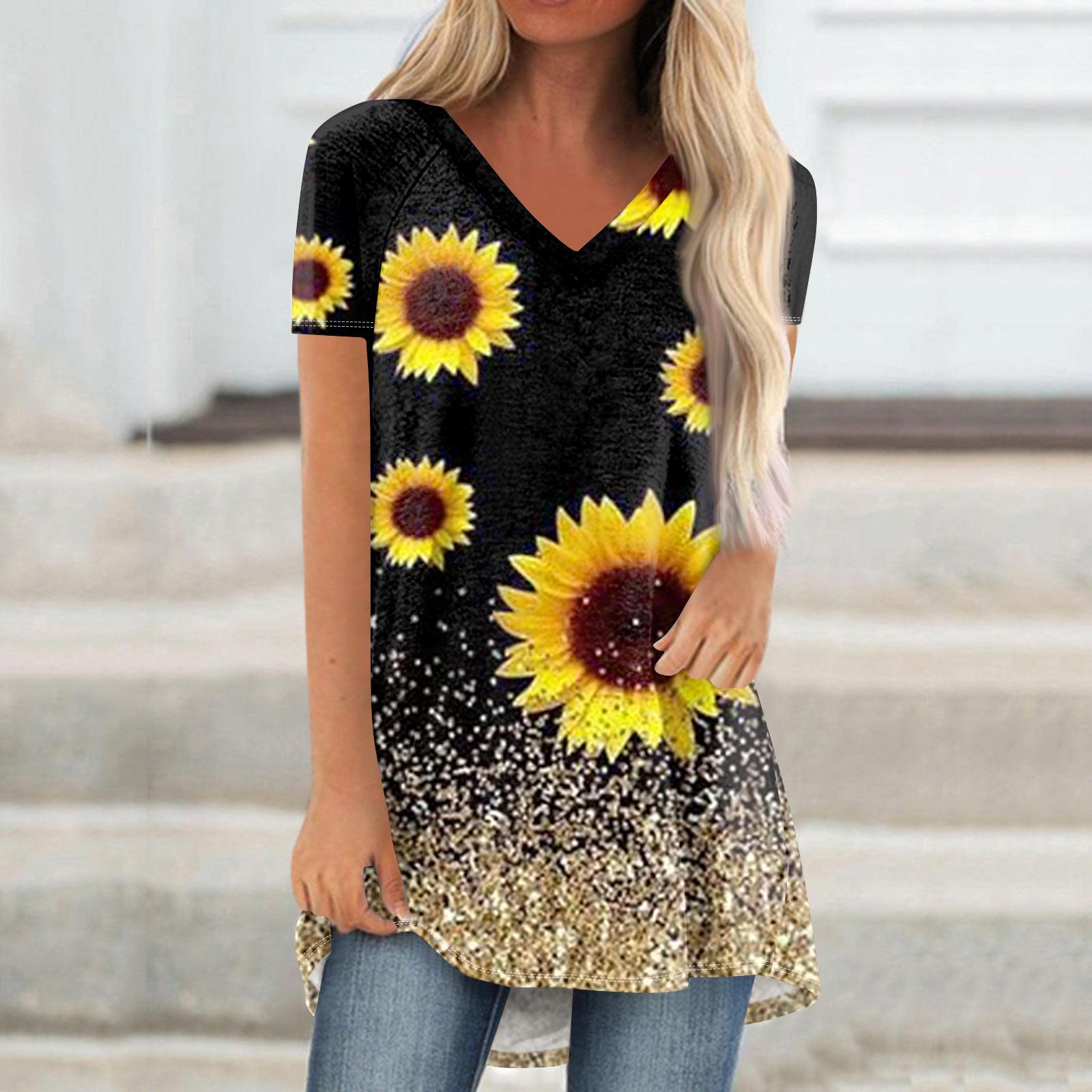 

Женские плиссированные свободные топы с короткими рукавами Плюс размер Повседневные топы с V-образным вырезом и короткими рукавами Повседневные летние футболки Женские топы Футболки Рубашки XXXL оранжевый