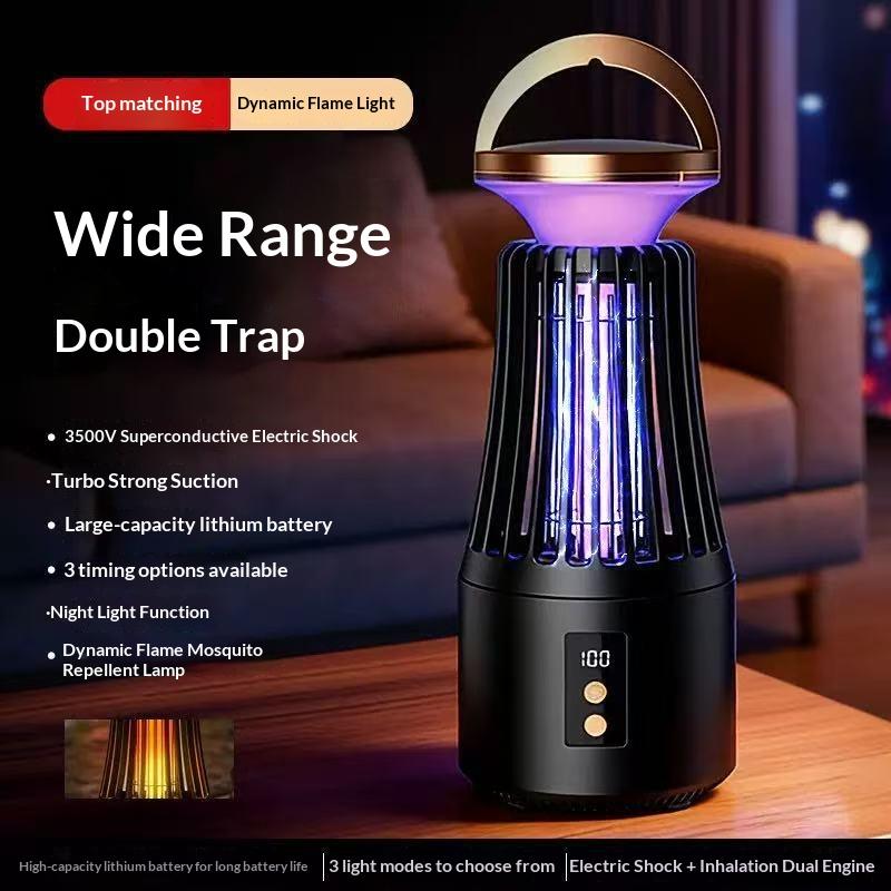 High Quality Electric Mosquito Killer Lamp USB Rechargeable Bug Zapper Indoor Outdoor Fall Insect Trap Pest Control 61+