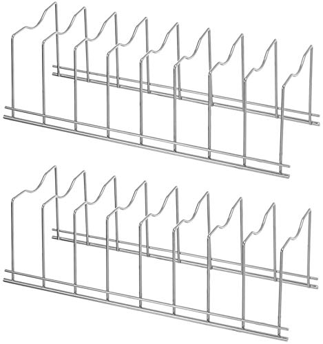 Benzoyl Dish Stand Frying Pan Stand Pot Lid Storage Rack Dish Storage Draining Rack Stainless Steel 35cm Spacing x 8 2 Pieces 4650₽