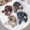 Korean Style Children Knitted Scarf Casual Wool Knitting Scarves Fashion Boys Girls Scarf  Kids