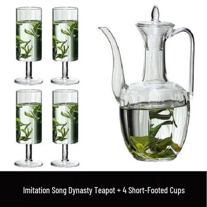 Shàng Qí Song-Style Glass Guifei Teapot Set
