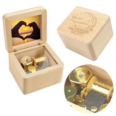 Sinzyo Spieluhr, hölzerne Spieluhr, Mini-Bilderrahmen, „Respekt für die Alten“-Tag, Souvenir, Geburtstagsgeschenk, Tagesgeschenk, „Du bist der Valentinstag meiner Mutter“