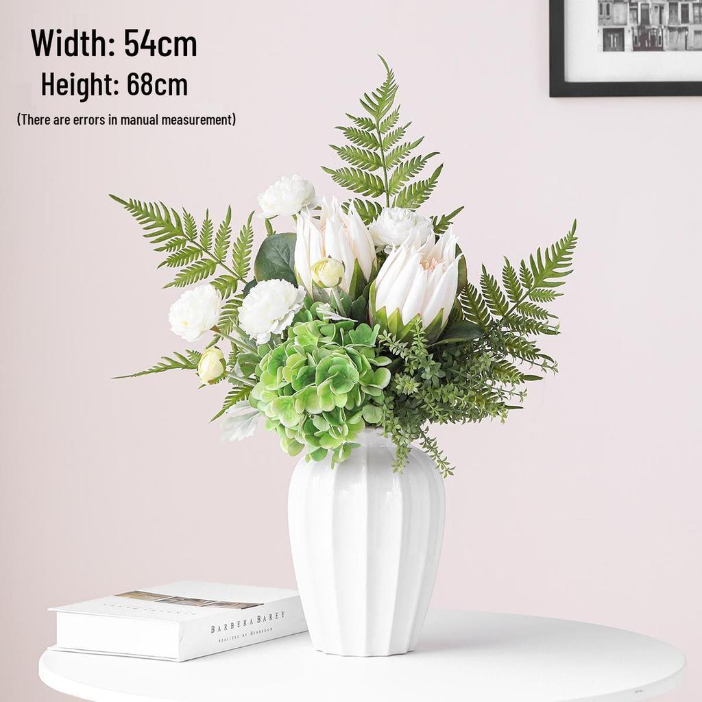 Silk King Protea Bouquet for Home Decor
