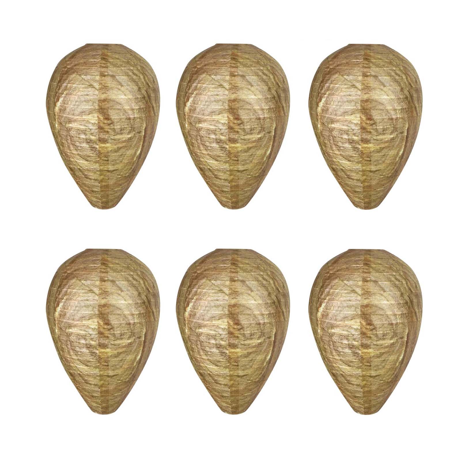 

6 шт. Водонепроницаемые чучела Подвесные отпугиватели Поддельное тканевое чучело пчелы Отпугиватель Для дома и сада На улице