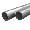 Day and Night - Day and Night Round Stainless Steel Tubes 2 Units V2A 2 M Ø42x1.8mm