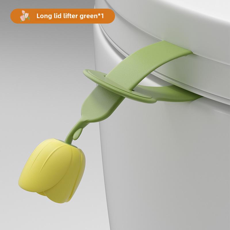 Poignée de levage de couvercle de toilette anti-salissure créative