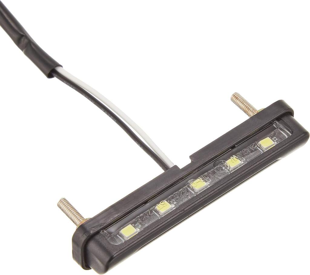 KITACO LED License Plate Lamp for 12V Vehicles (Bolt-on Type) 801-9000101