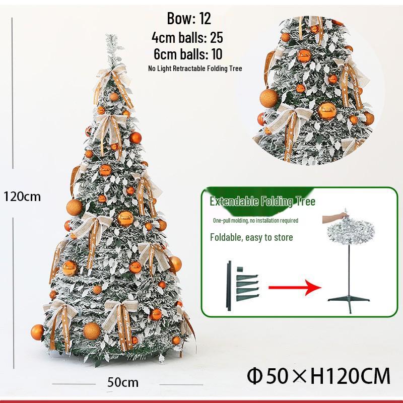 

Retractable LED Folding Christmas Tree Set for Home & Supermarket