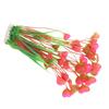 Plastic Vivid Artificial Water Plant Ornament for Aquarium Underwater Fish Tank Garden Pink