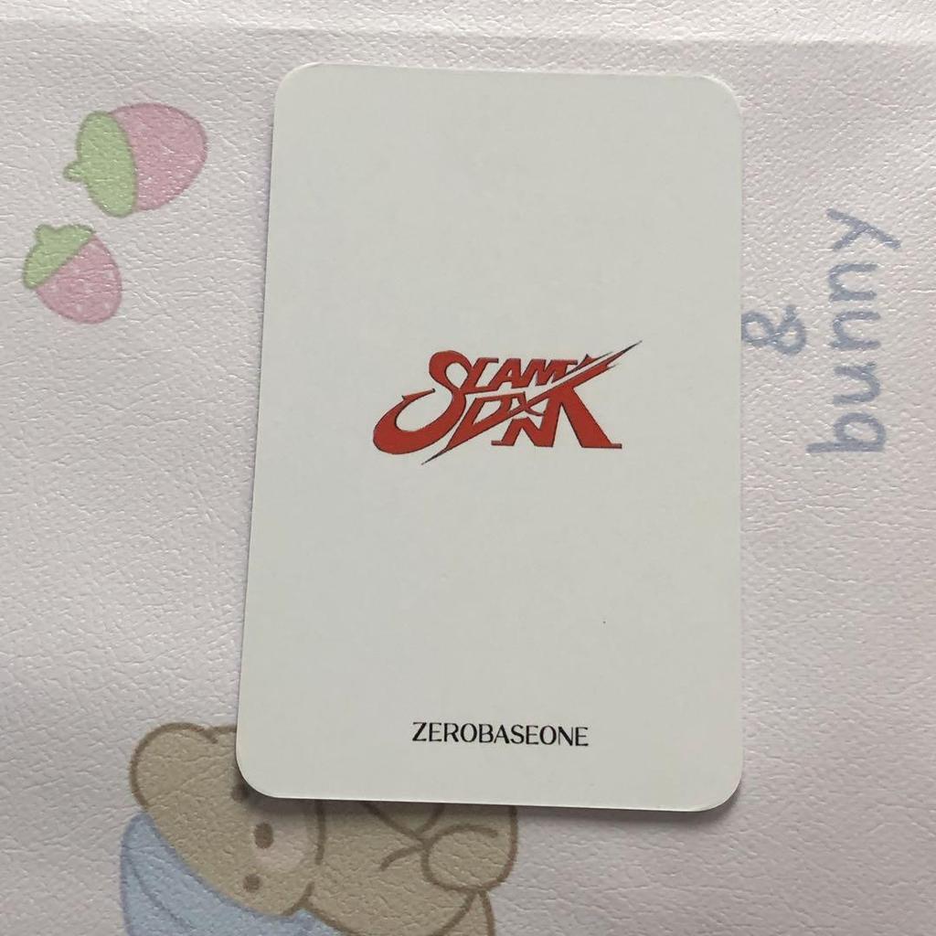 [USED] ZB1 SLAMDUNK 200 Limited Edition MCD Sanok Trading Card Song Hanbin