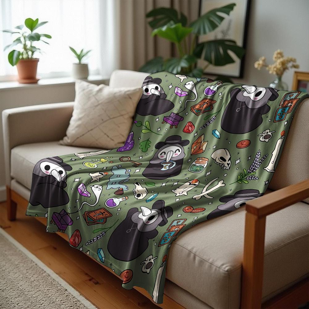 Pixel Lotus Pond Frog Soft Flannel Blanket Breathable Warm Throw for Office Car Sofa Kids Room Birthday Xmas Gift