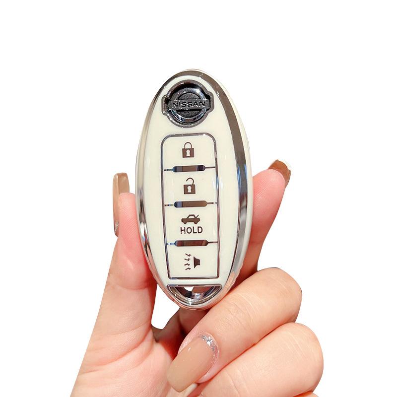Applicable To 21 Nissan Teana Key Sets, New Xuanyi Qijun Buckle, Tiida Jin Qashqai Bag, Nissan Car, Blue Bird Shell Woman