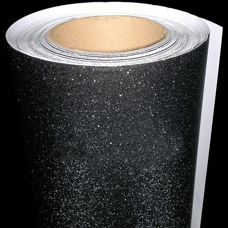 Car Styling Black Glitter Diamond Shiny Vinyl Films Wrap For Car Body Car Sticker Auto Decoration Motorcycle Decal