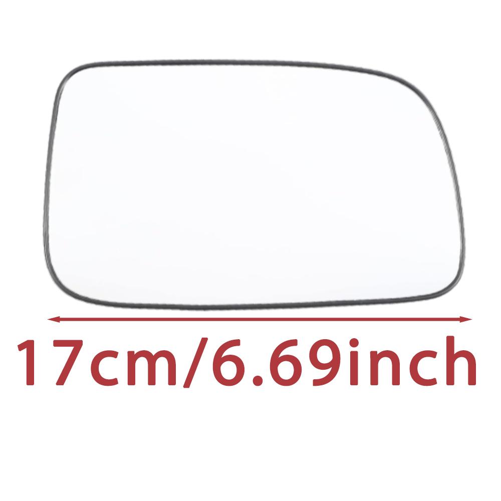 Levé/Pravé sklo zrcátka na dveře auta pro zadní pohled, vyhřívané, bílé, pro Toyota Prius 2004 2005 2006 2007 2008 2009 87931-47100 87961-47100