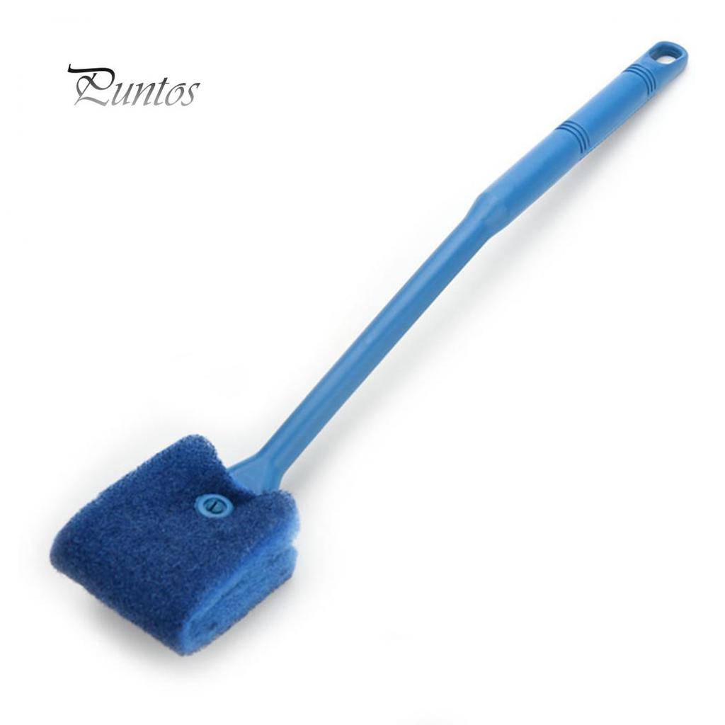 Double Side Brush Cleaner Scrubbers Aquarium Handle Fish Tank Cleaning