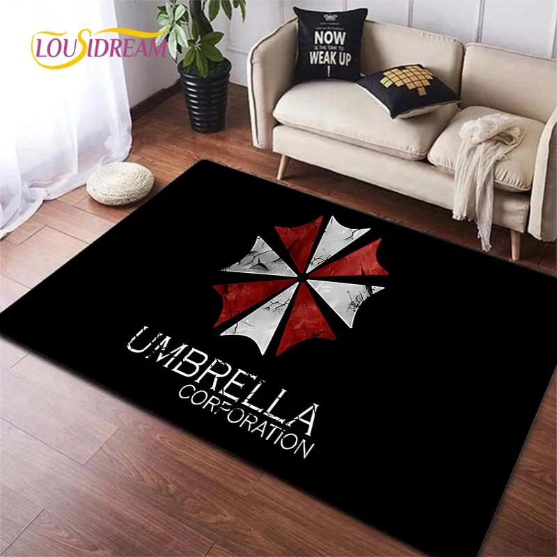 Alfombra de césped artificial para paraguas de moda para sala de estar, dormitorio, alfombras de área, alfombrilla antideslizante para puerta de cocina, alfombra, regalo de cumpleaños