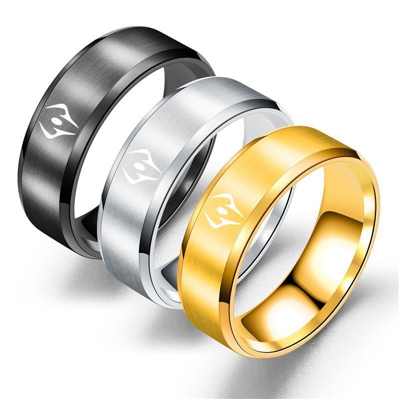 Anime Jujutsu Kaisen Pierścienie Ryōmen Sukuna Cosplay Czarne Martwe Oko Unisex Pierścień Prop Biżuteria Prezent Akcesoria ze stali nierdzewnej