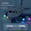 Children's Inertial Airplane Catapult Track with Golden Car and Music for Early Education