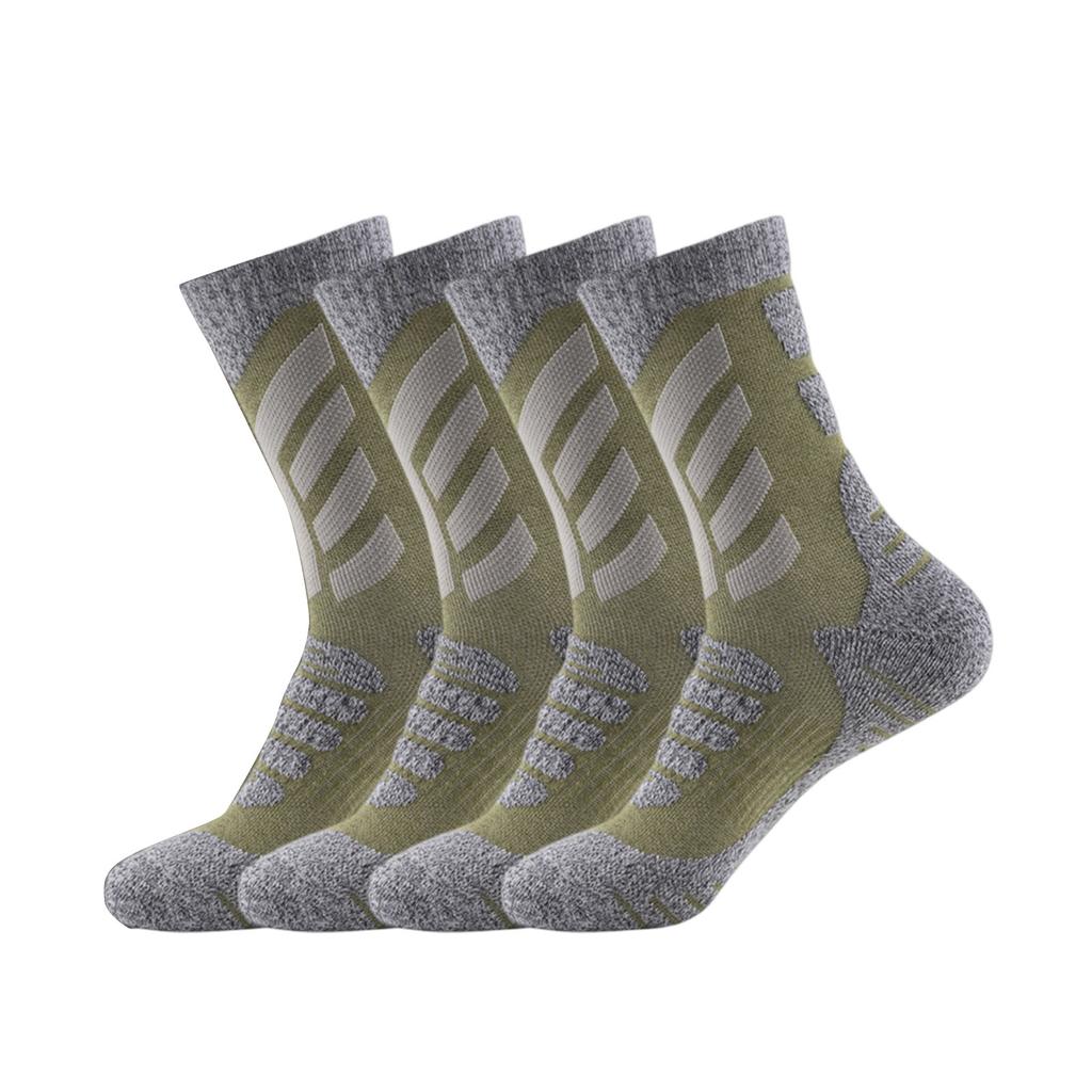 Men's Stretchy, Comfortable, Breathable Sports Socks Set Of 4 Pairs