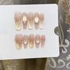 Pure Hand-made Phototherapy Wears Armor-smile Flower Water Moon Finished Product Reusable Nail Art Patches