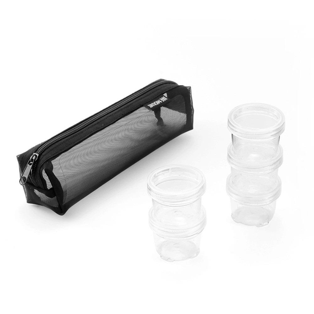 

с 5 бутылочками для приправ Набор контейнеров для приправ Маленький дорожный держатель для специй Путешествия