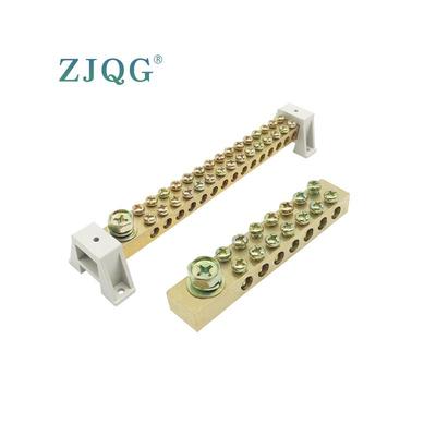 Now: "High-Current Double-Row Brass Terminal with Copper Busbar for Zero Ground Connection"