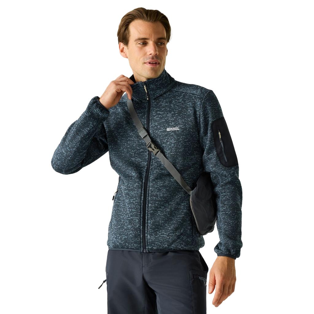 Regatta Mens Newhill Marl Full Zip Fleece Jacket