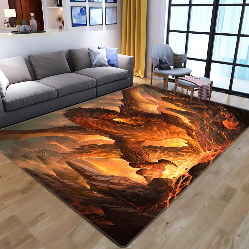 Living Room 3D Printed Carpet Floor Mat Bedroom Carpet Children'S Non-Slip Crawling Carpet Floor Mat