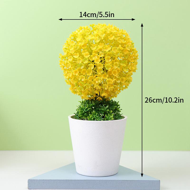 

Искусственные Искусственные Цветы Растения в Горшках Маленькое Дерево Травяной Шар Бонсай Аквариум Ландшафтное Дерево Мини Креативный Травяной Шар жёлтый