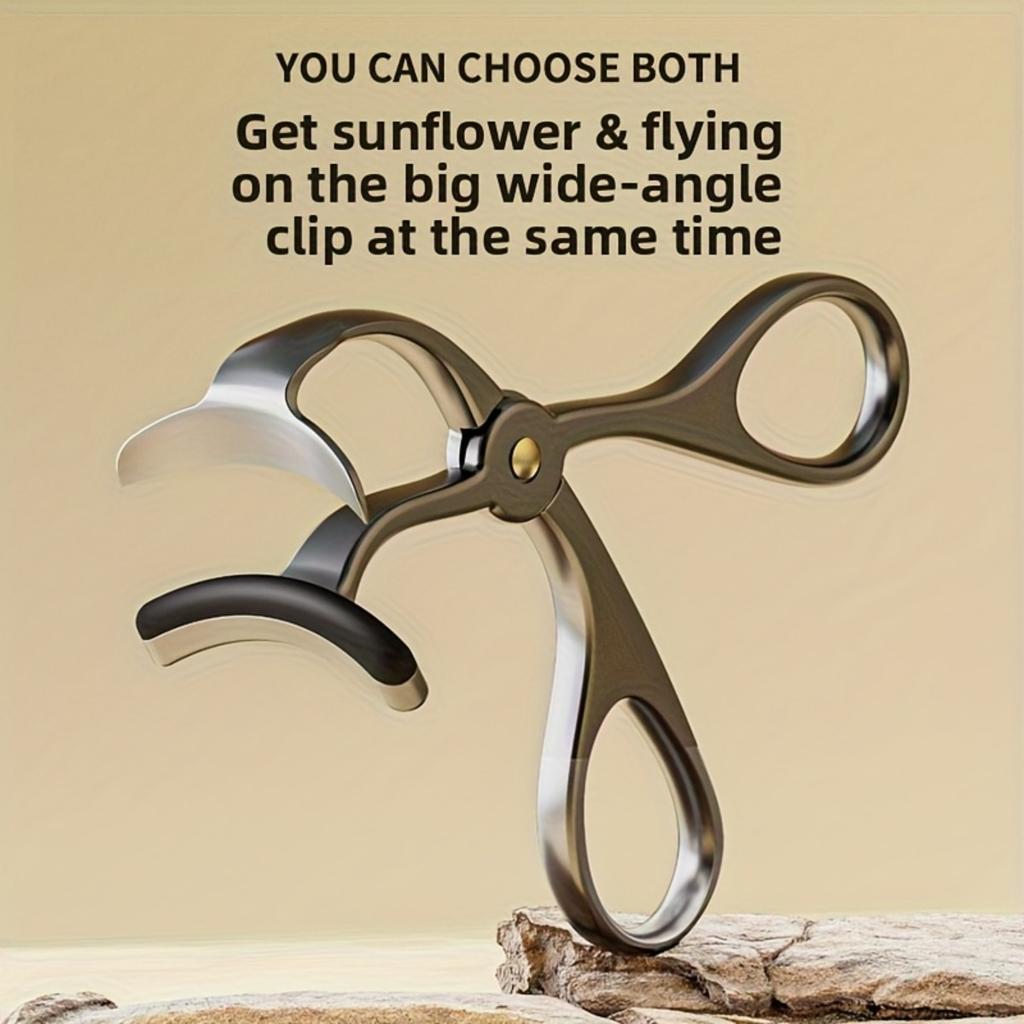 All Metal Stainless Steel Heavy-duty Eyelash Curler, Designed for Long-lasting Curling and Eyelash Shaping, Specifically for Eye Curves