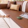 New Rattan Mat Sofa Cushion Summer Summer Mat One Piece Combination Cushion Sofa Cover Cover Cloth