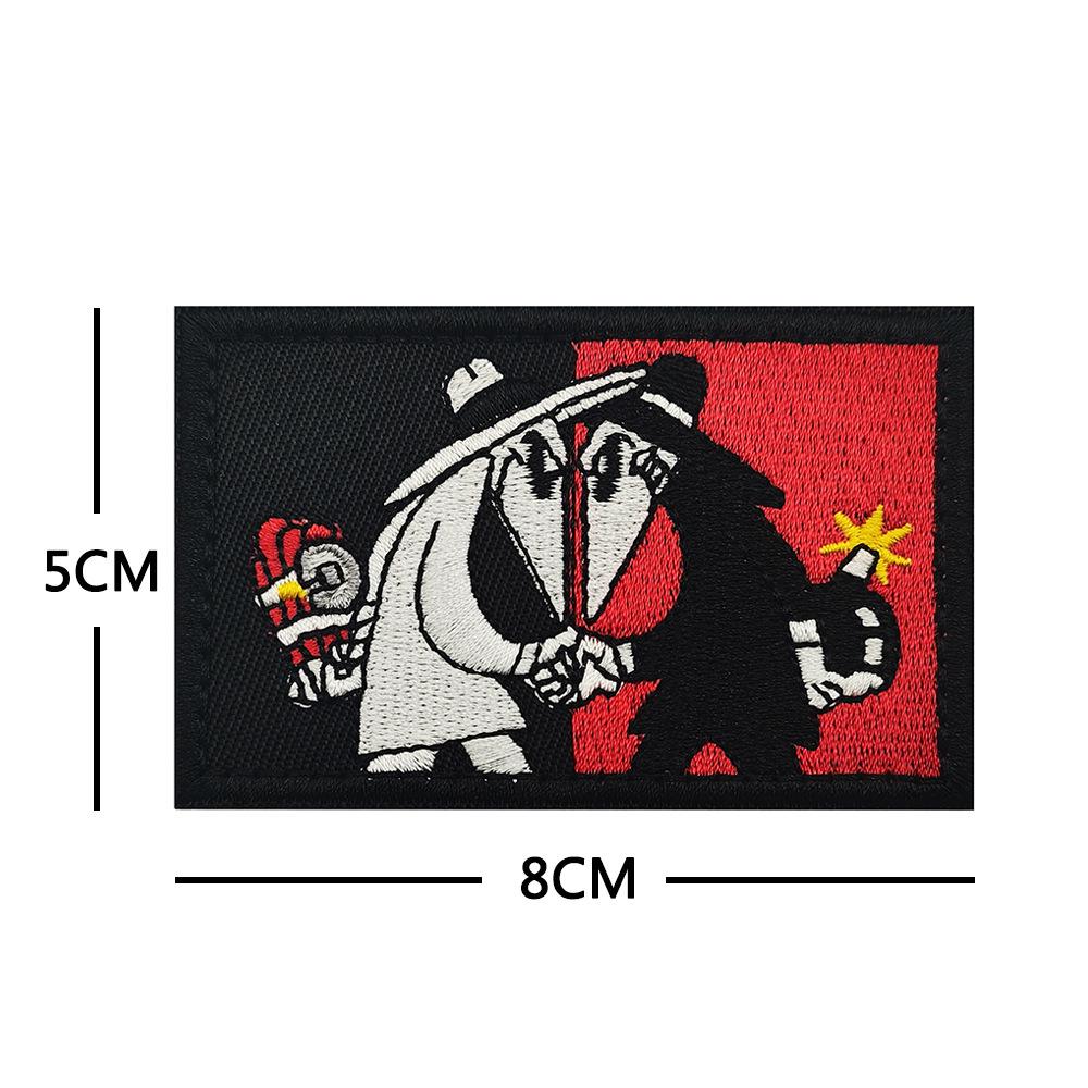 Spy vs Spy Tactical Velcro Backpack Badge