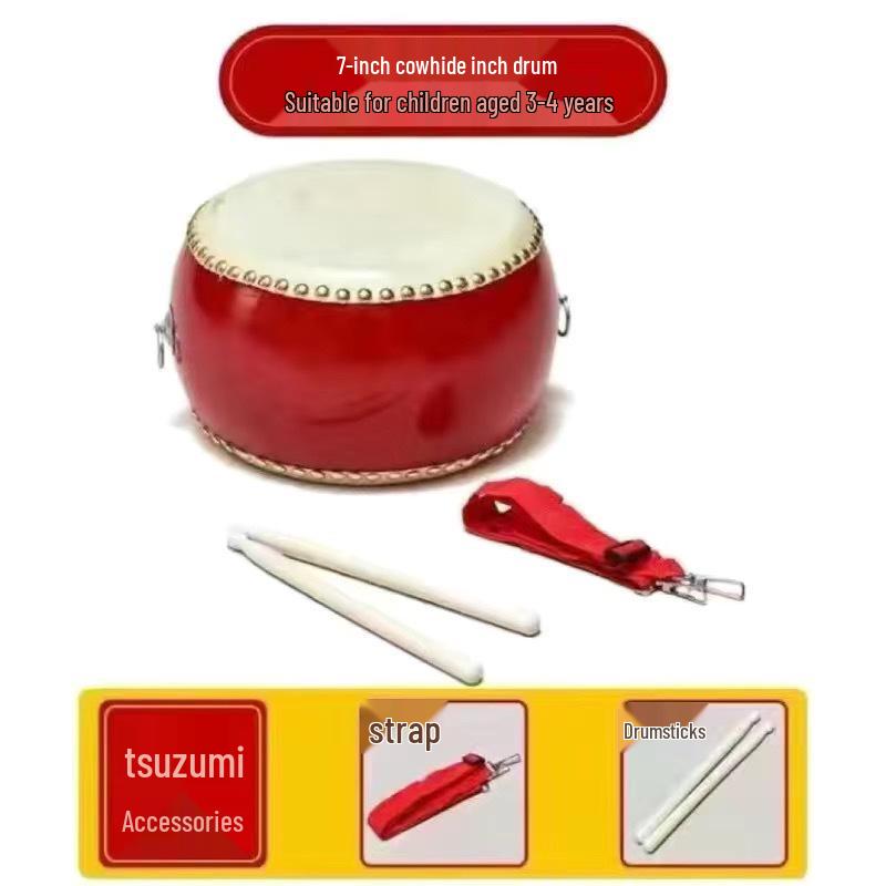 Durable Cowhide Tanggu Drum for Kids