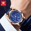 OLEVS New Business and Leisure Watch Automatic Mechanical Starry Sky Second Dial Luminous Men's Watch