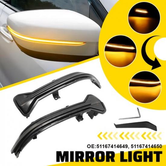 For BMW 3 Series G20 G21 G28 -23 LED Side Mirror Sequential Signal Lights EA