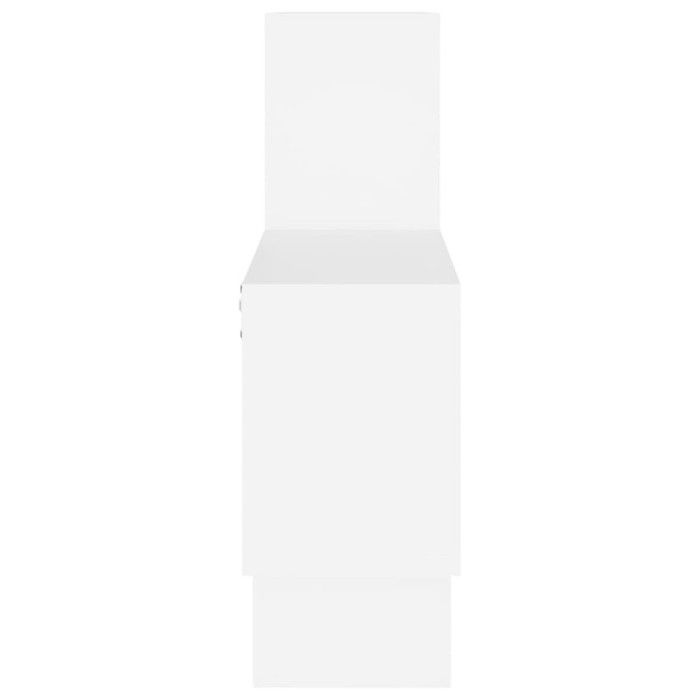 VidaXL Étagère murale forme d'auto Blanc 82x15x51 cm Bois d’ingénierie 807250