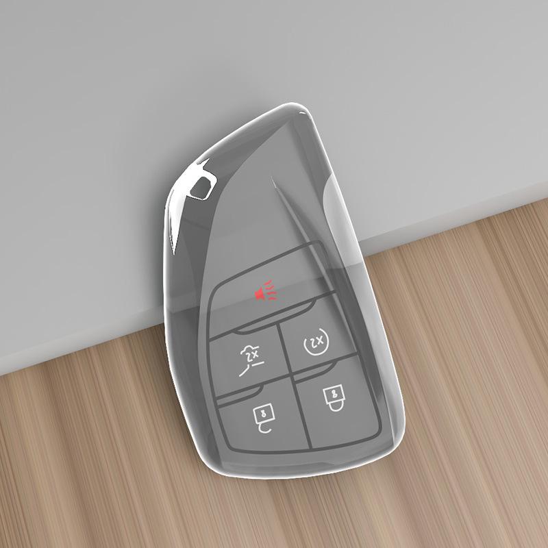 Transparent Full-Wrap Key Case for Buick Envision/Regal/Verano/Lacrosse/GL8