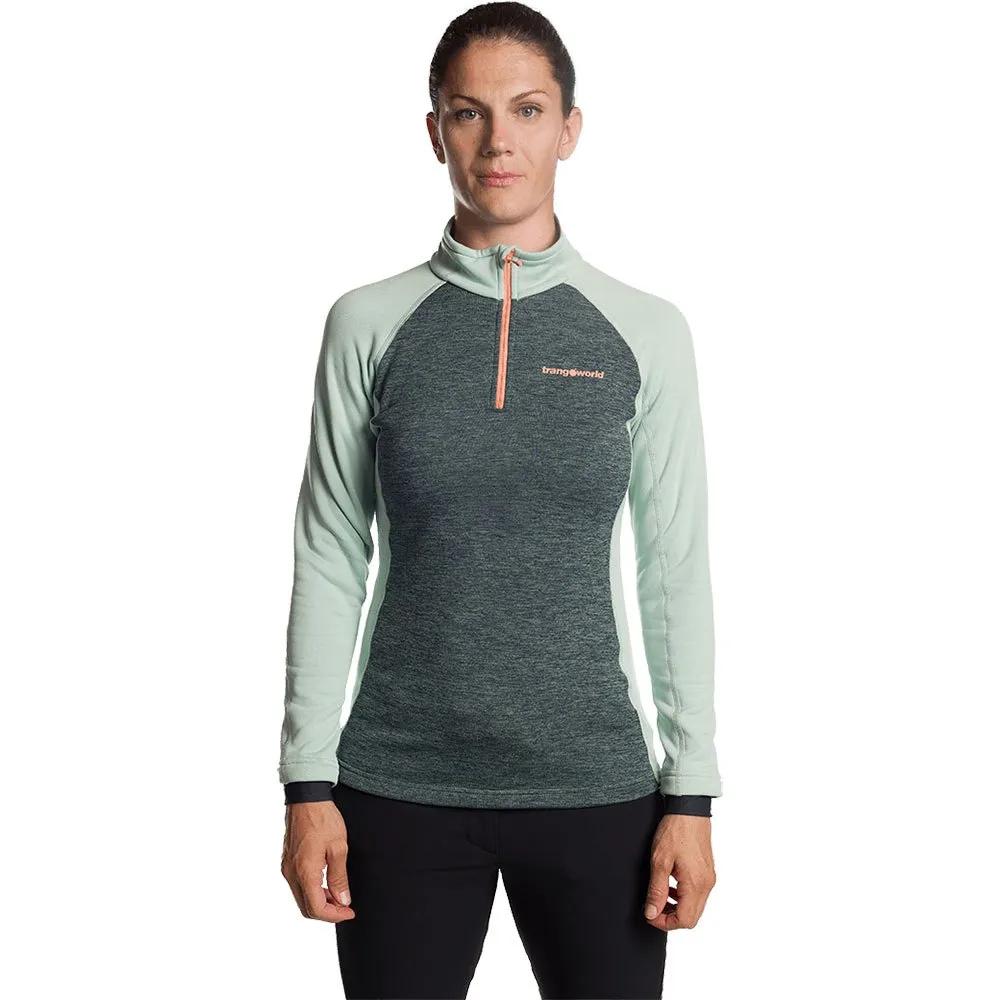 Trangoworld Fleece Pullover with Half Zip Palieres