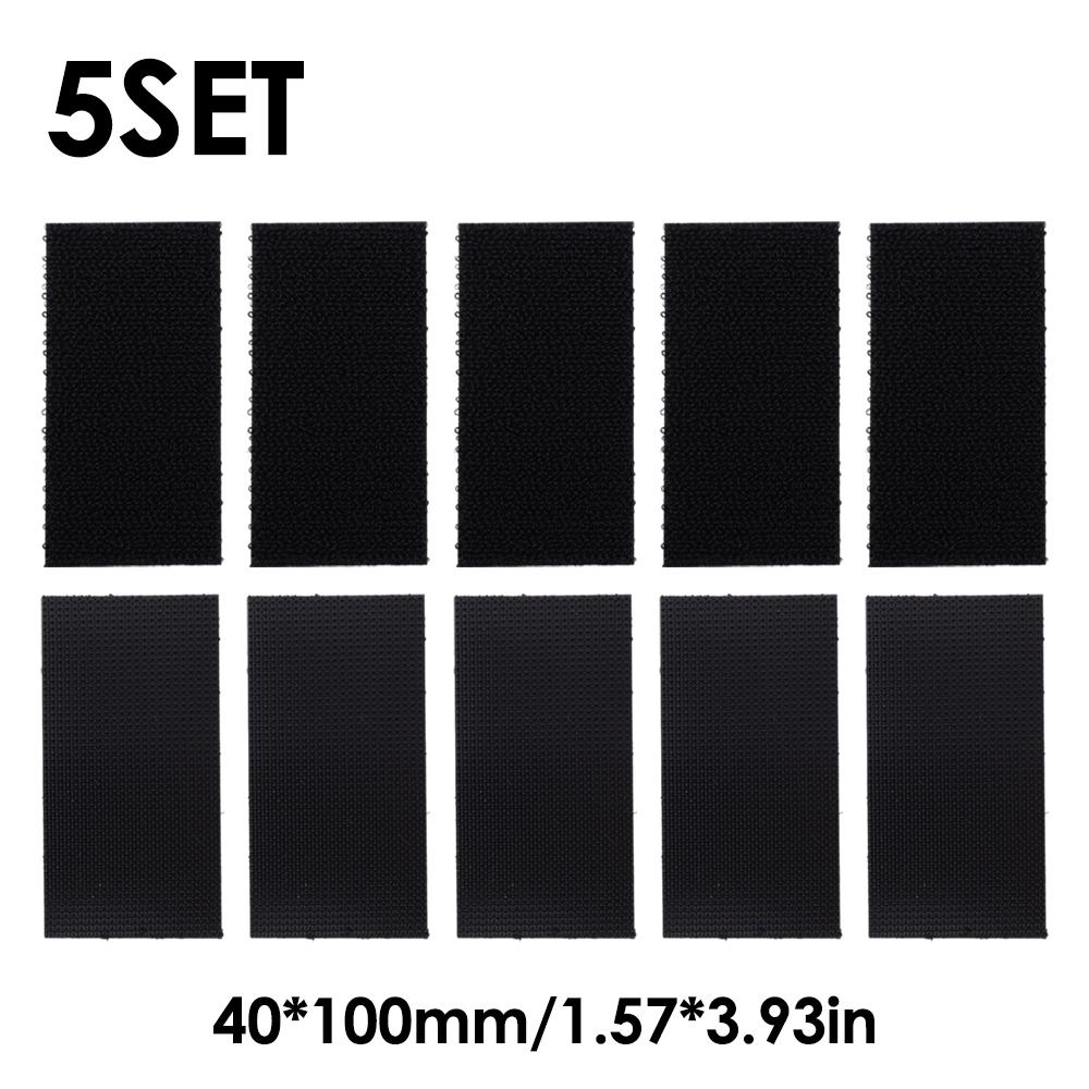 Auto-Matten-Befestigungsaufkleber, universeller Auto-Mittelkonsolen-Beschattungspad-Befestigungsflicken, rechteckiger Fußpad-Befestigungsflicken, abreißbares Magic Tape