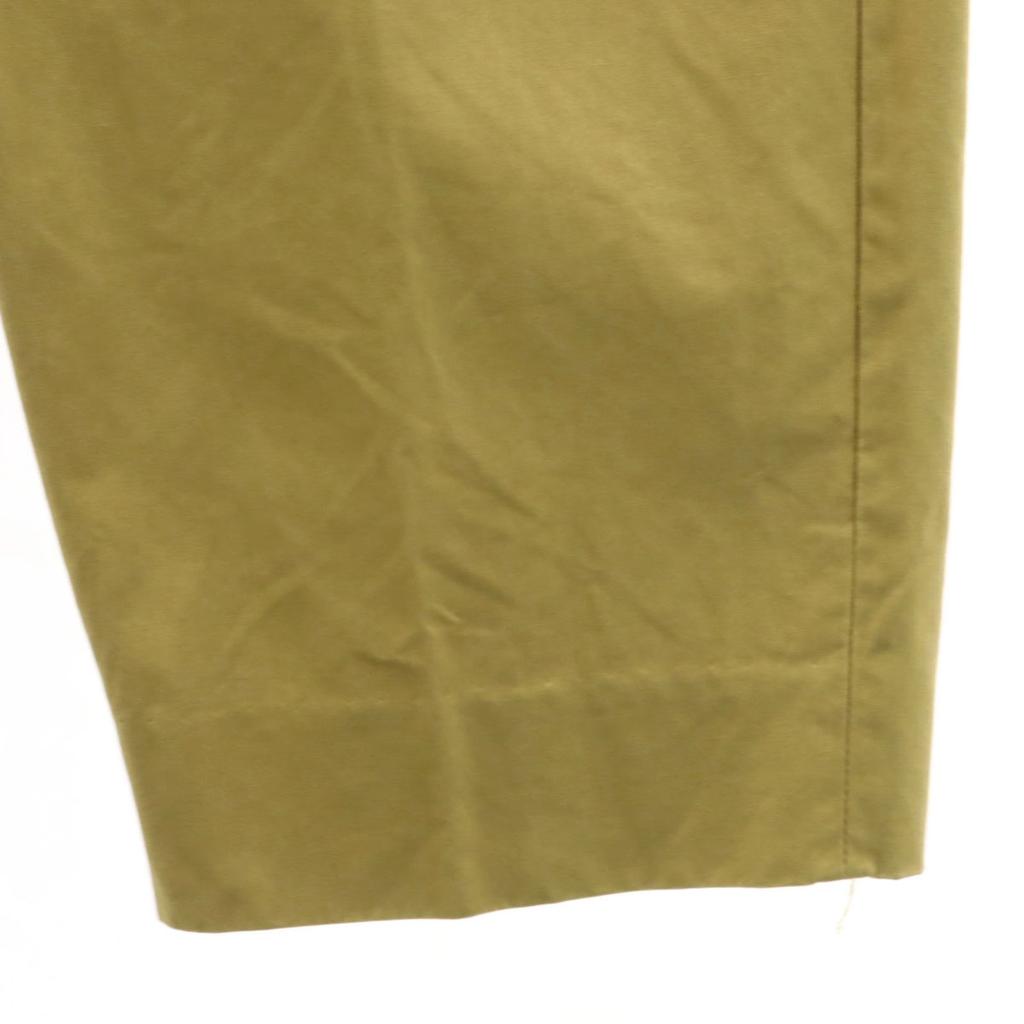 YAECA WRITE made in Japan Cinchback Slacks pants M mustard Men's Used