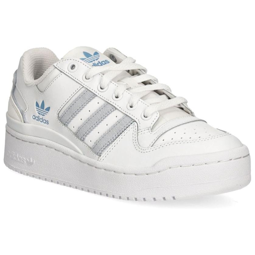 Adidas Originals Forum Bold Stripes Comfortable Low-Top Sneakers Women Sneakers White ID1283