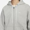 Nike Logo Embroidered Zip Hoodie Jacket Men Outerwear Grey DR0404-063