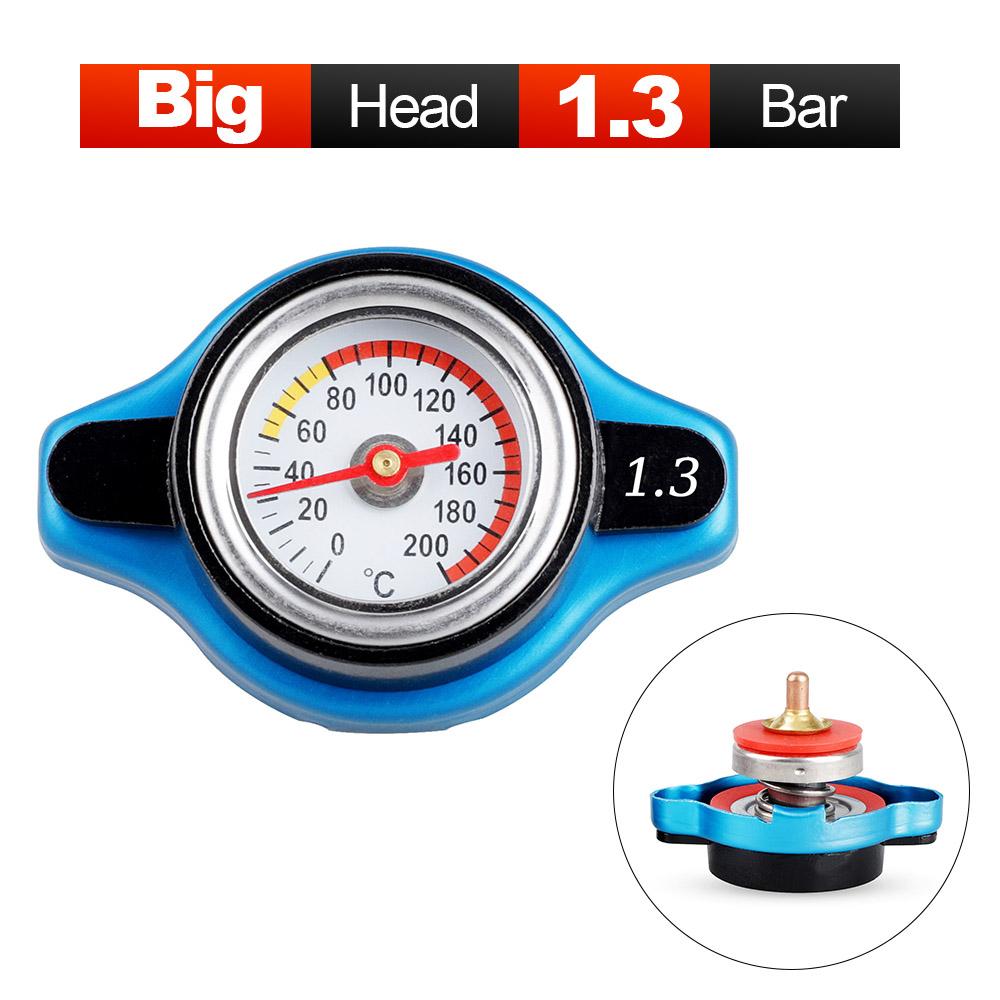 0.9Bar 1.1Bar 1.3 Bar Big or Small Head Thermost Radiator Cap Cover Water Temperature Gauge Cover