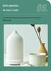 Ceramic Ultrasonic Aroma Diffuser & Humidifier with 160ml Capacity and Atmosphere Light