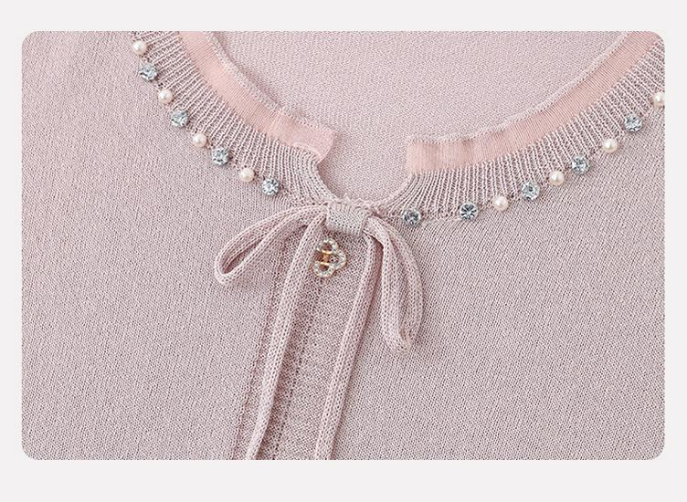 Summer Knit Ice Silk Top for Women (Middle-Aged & Elderly)